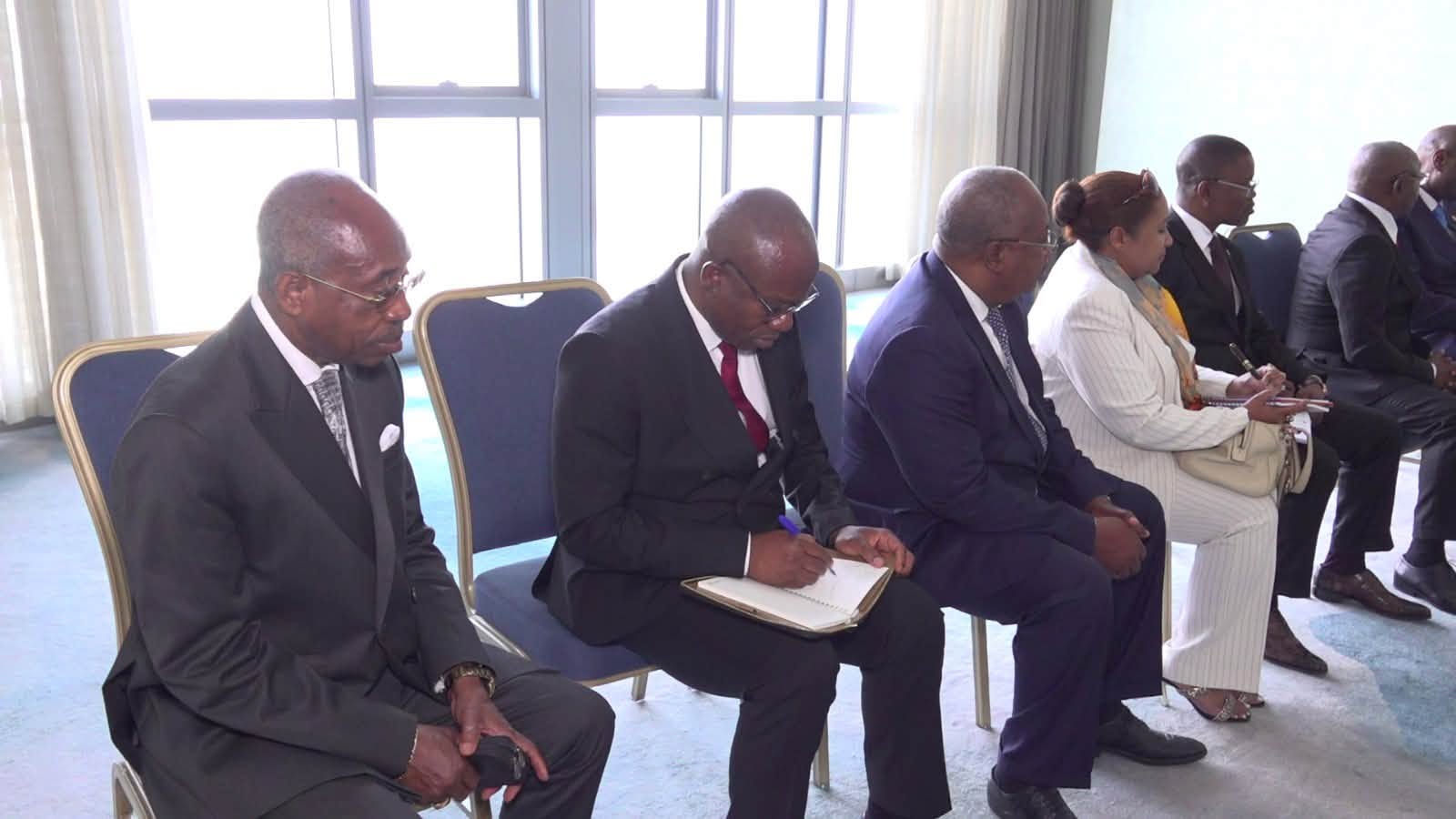 En visite de travail en République du Congo, S.E.M Daniel Francisco CHAPO